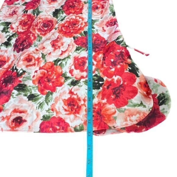 Oscar De La Renta Pink Label Slip Nightgown Small Floral Dress Ruffles VTG COA‎ - Picture 15 of 16